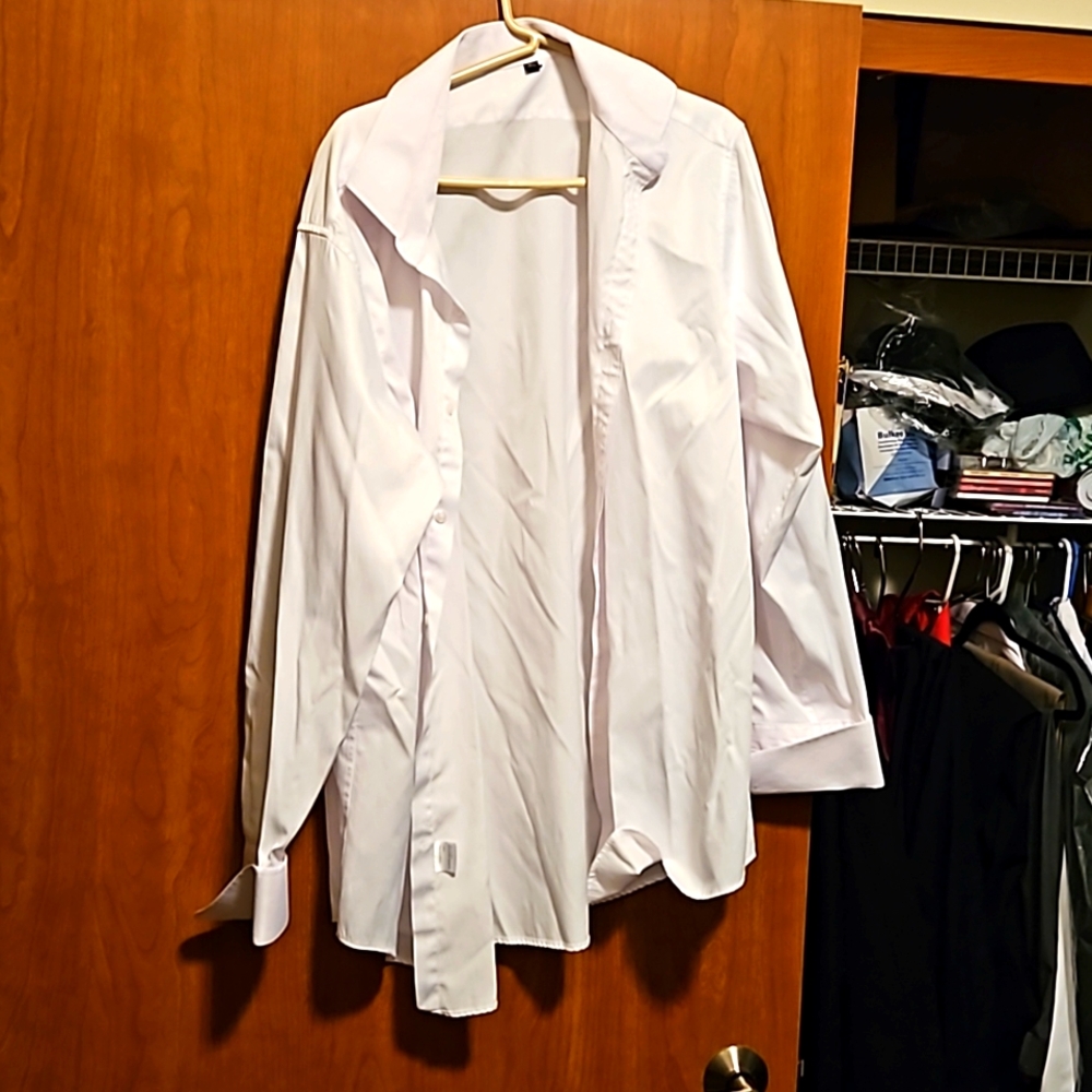 Big and tall men's dress shirt.